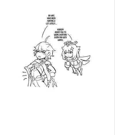 Ganyu to no Zangyou | Working Overtime With Ganyu