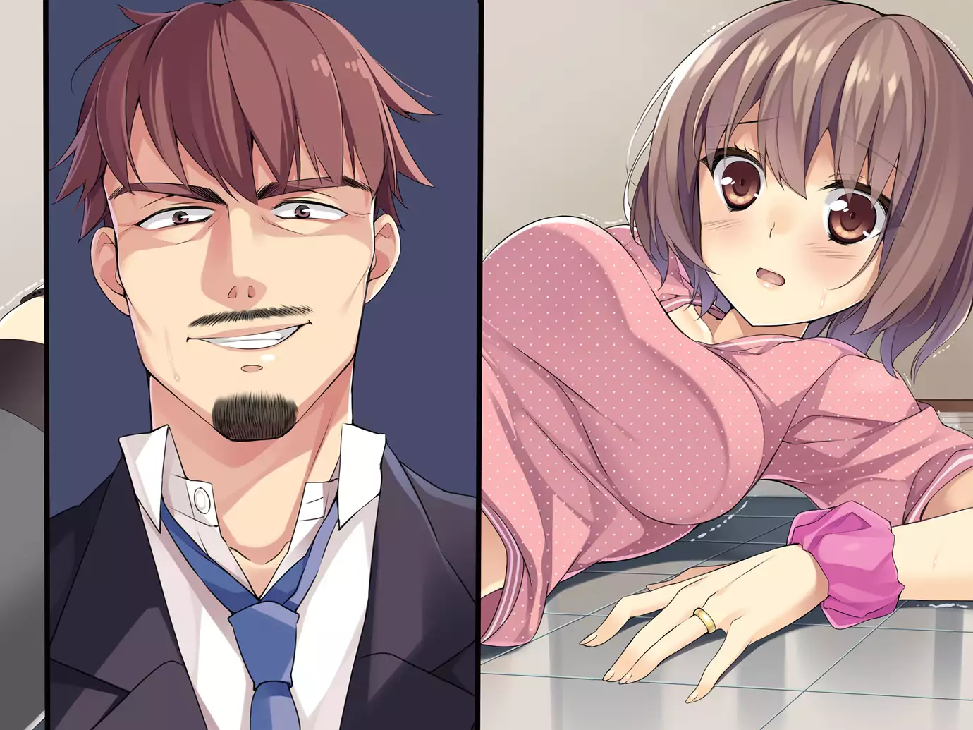 You tsuma ryoujoku reipu manbiki han to machigaware te !