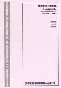 (CT9) [Chibikko Kingdom (Kekocha)] CHIBIKKO KINGDOM Copy No.19 (Zero no Tsukaima)
