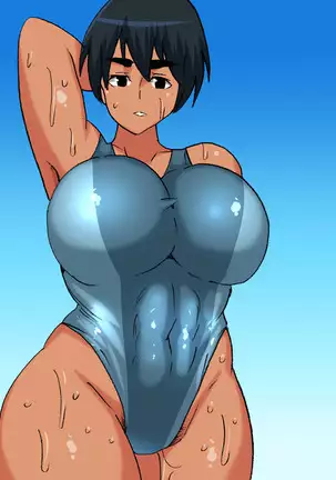 lz Bikini Mizugi o Kita Boyish Kasshoku Musume