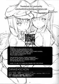 (C90) [Digital Flyer (Oota Yuuichi)] DANKE+SCHON (Kantai Collection -KanColle-) [English] [constantly]