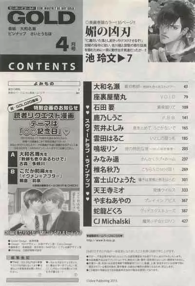 BE・BOY GOLD 2015-04