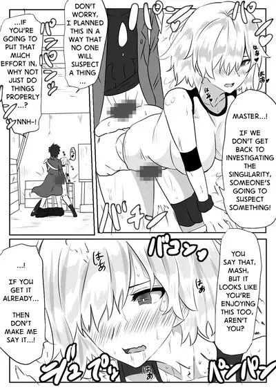 Mash to Hissori H | Silent Sex with Mash