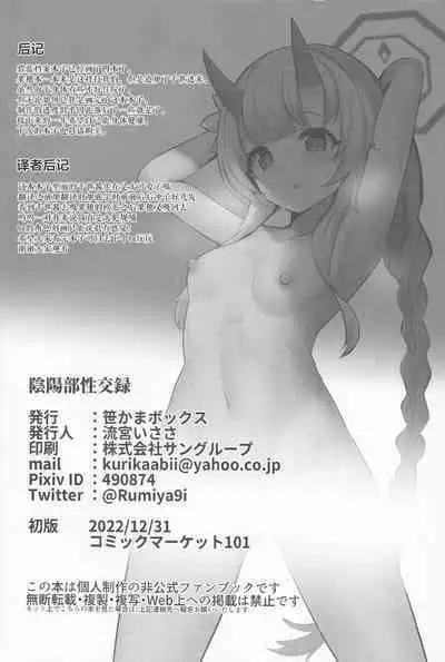 (C101) [Sasakama Box (Rumiya Isasa)] Inyoubu Seikouroku (Blue Archive) [Chinese] [颠佬旅者汉化组*heros汉化组]