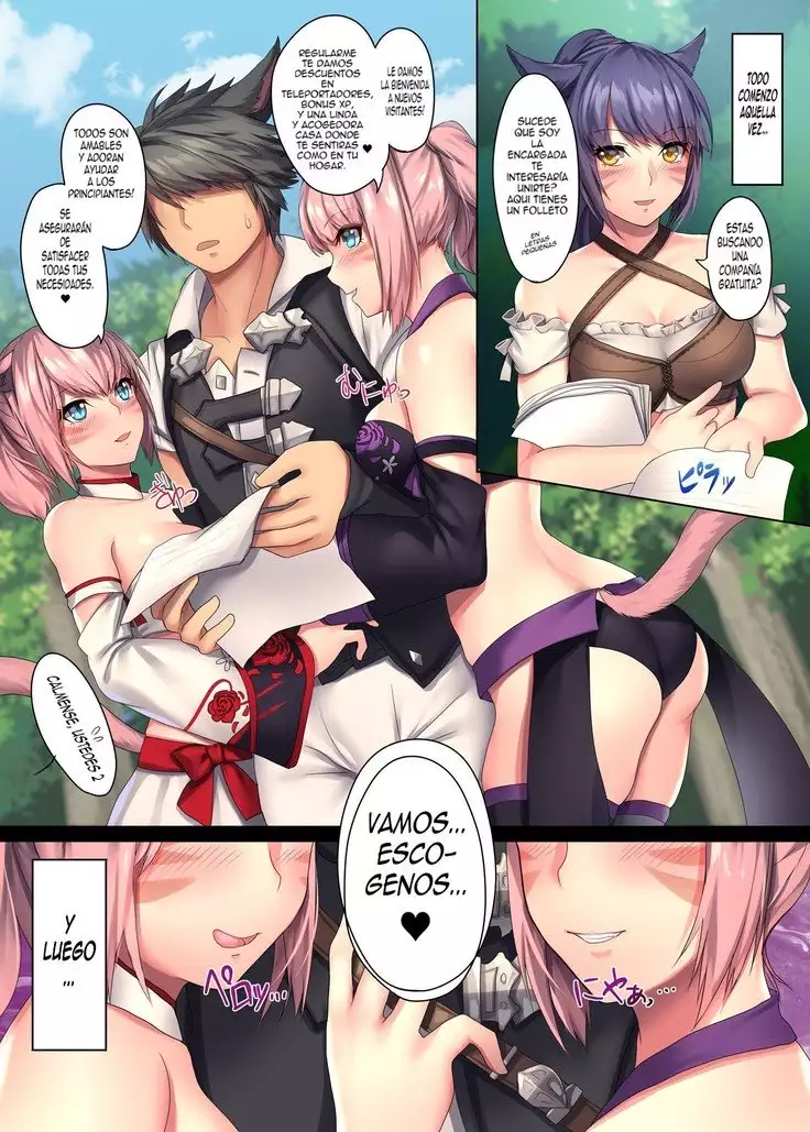 Miqo'te x Harem!! Ore igai no FC men ga zenin Mesu'te na ken Decensored] [