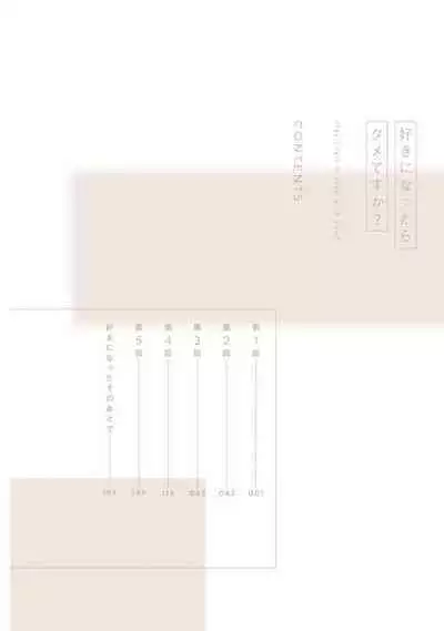 不可以喜欢上你吗？ 01