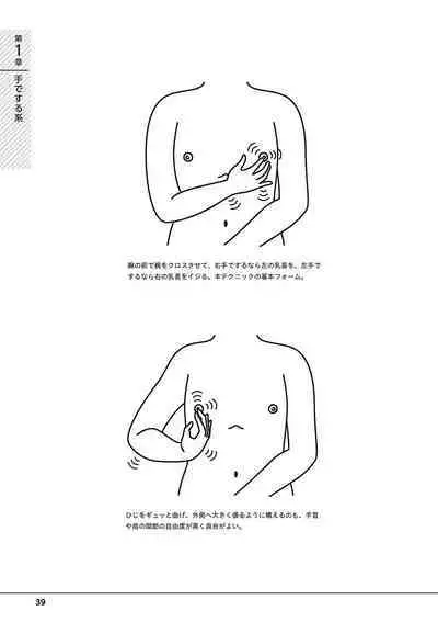 Otoko no Jii Onanie Kanzen Manual Illustration Han...... Onanie Play