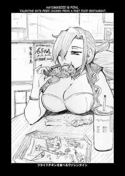 SFW(Free PDF) inktober2022 illustrations (s yoshida nouskjp) [Skullgirls]