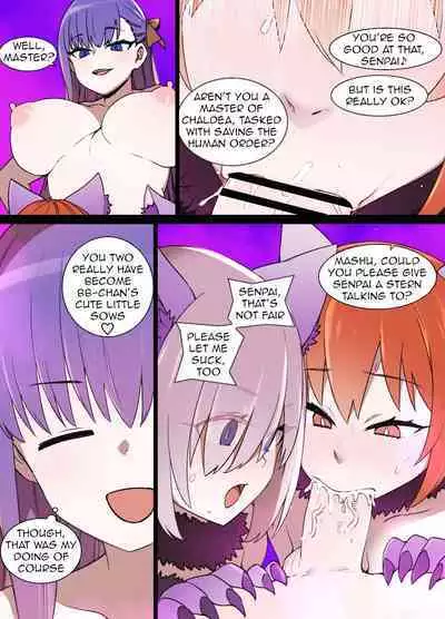 FGO Brainwashing Singularity Gudako & Mashu Bimbofication