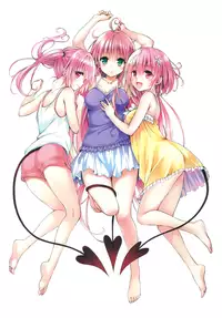 [Yabuki Kentaro] To Love-Ru -Trouble- Darkness Artbook Harem Gold