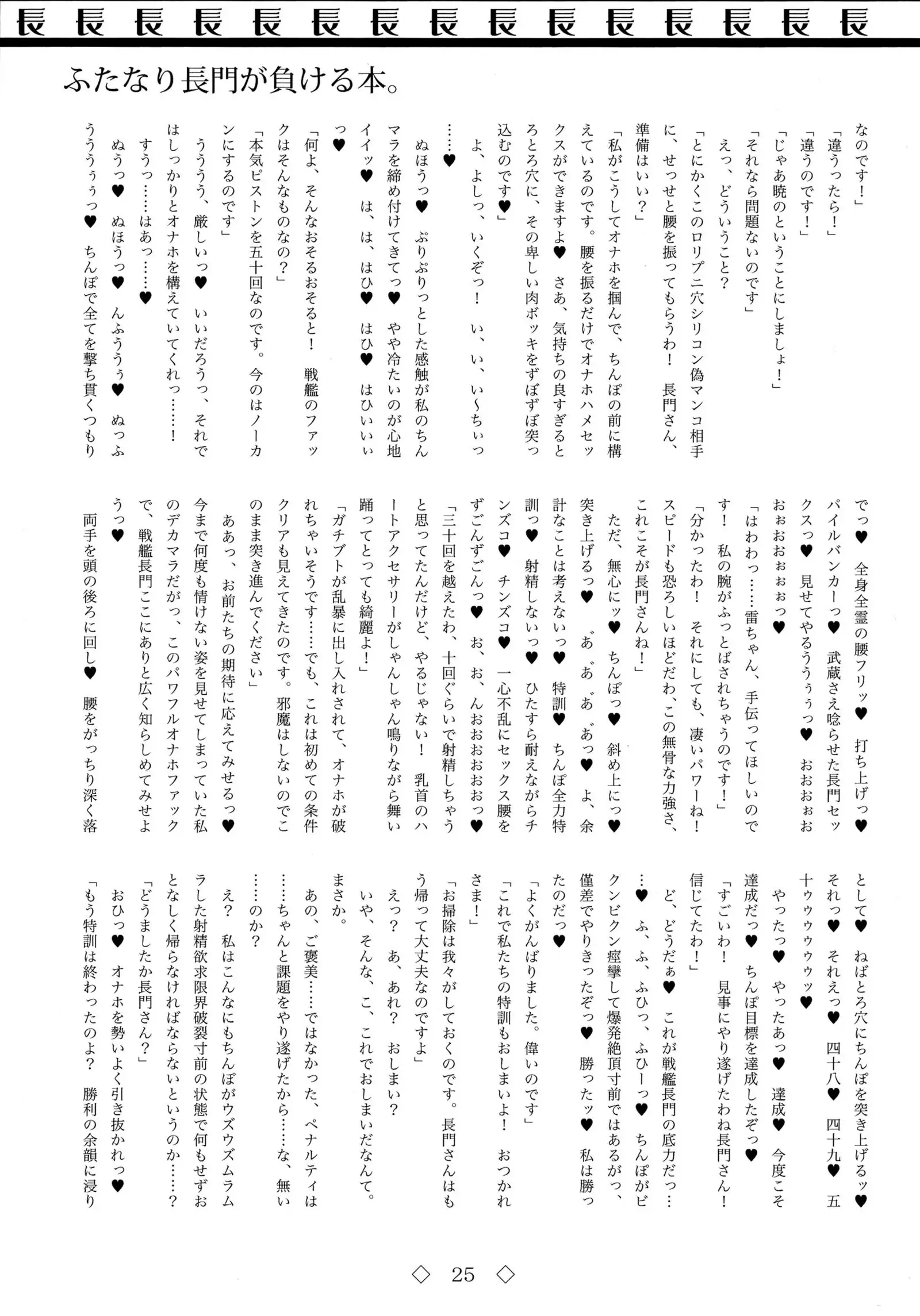 Futanari Nagato ga Makeru hon.