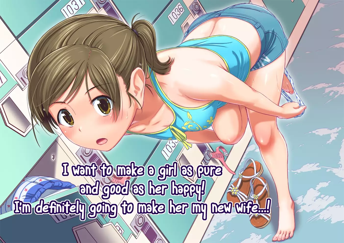 Pool de Atsuatsu Yome Sagashi | Steamy Wife Hunt at the Pool