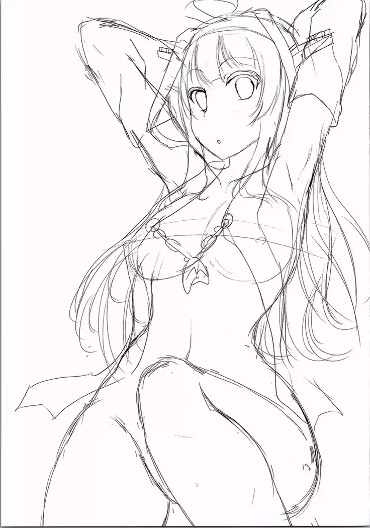 Kongou Shimai no H na Illust Bon