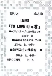 (C72) [St. Rio (Kitty)] ToLOVE Ryu 5 (To LOVE-ru)