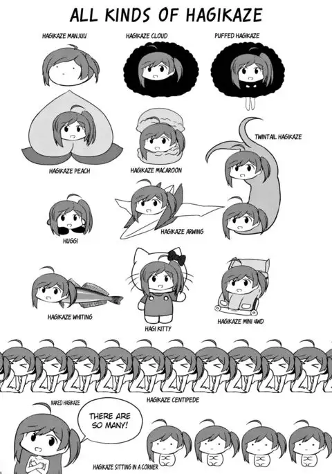 Hagikaze to yoru no omoide {doujins.com}