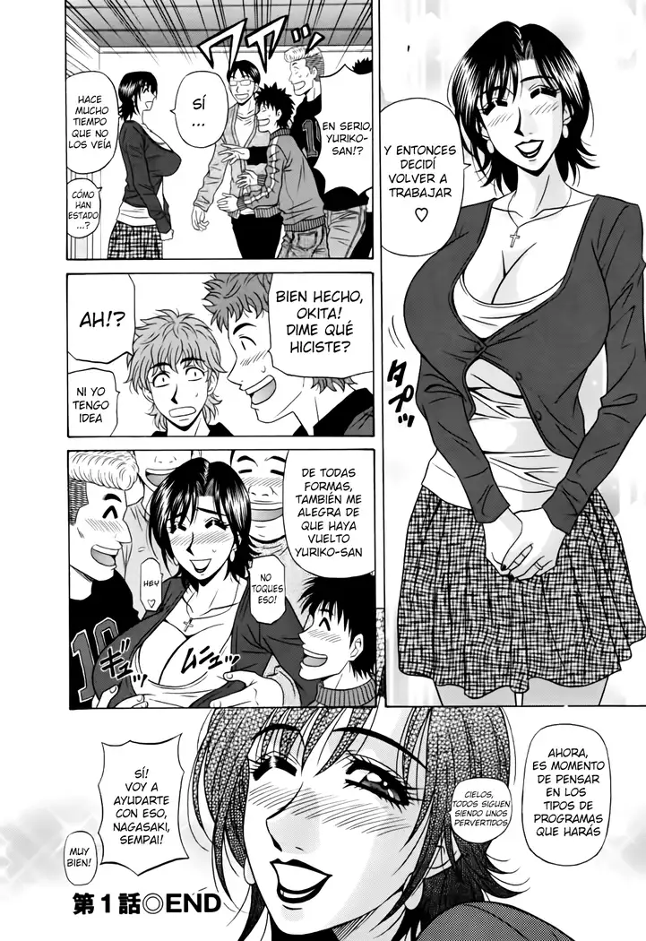Hitoduma Bakunyuu Announcer Yuriko-san Ch.1-2