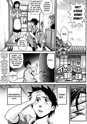 [DISTANCE] Itoko Doushi wa Kamo no Aji (Young Comic 2008-09) [English] [Mikakunin]