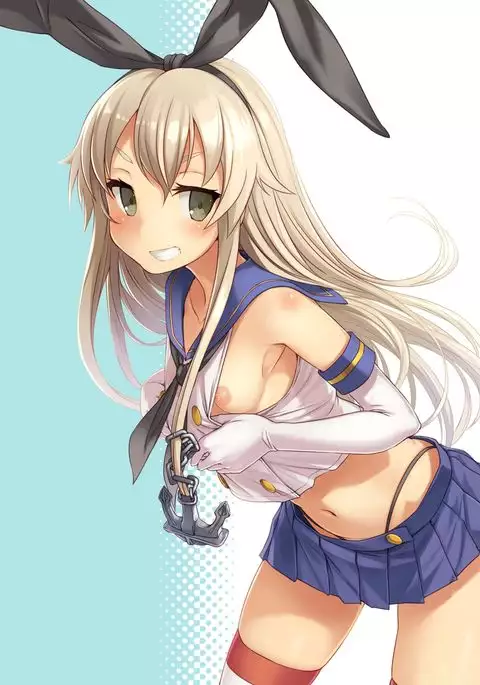 Shimakaze-chan to Teitoku no Ooki na... | Shimakaze With Admiral's Big...