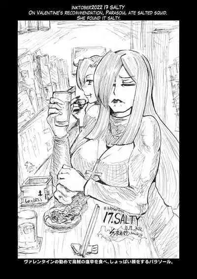 SFW(Free PDF) inktober2022 illustrations (s yoshida nouskjp) [Skullgirls]