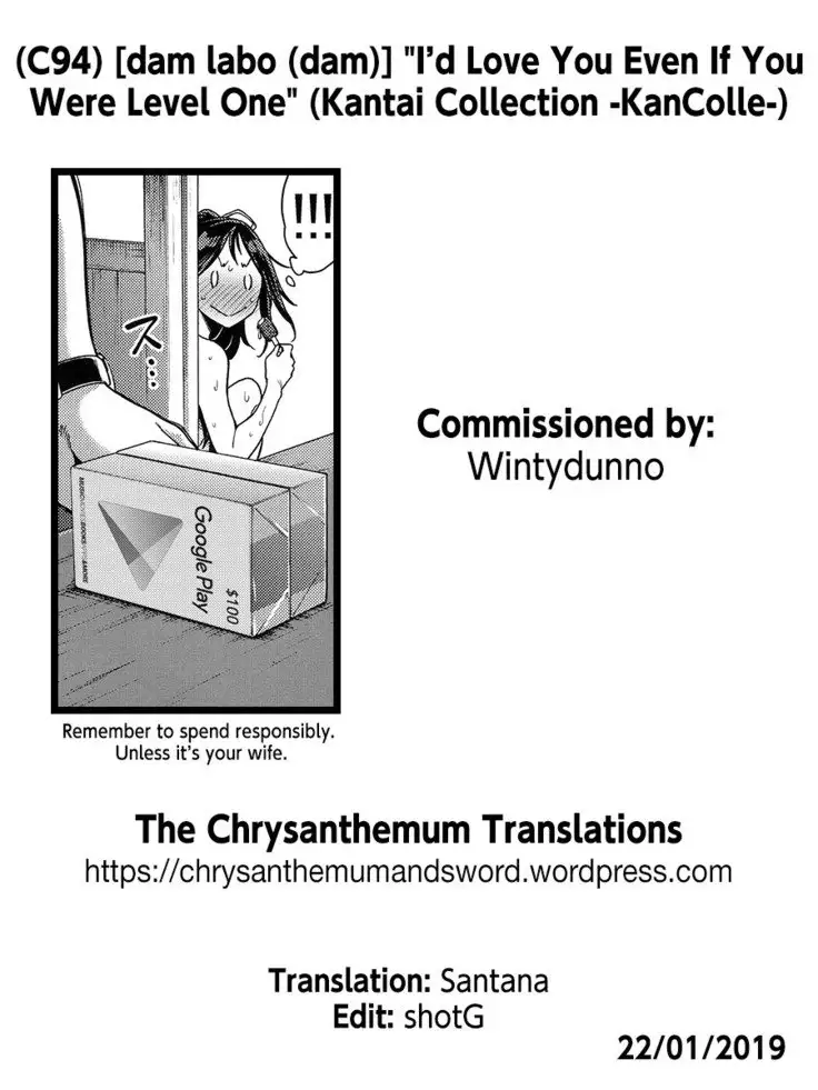 "Lv. 1 no Kimi ga Suki." | "I'd Love You Even If You Were Level One."