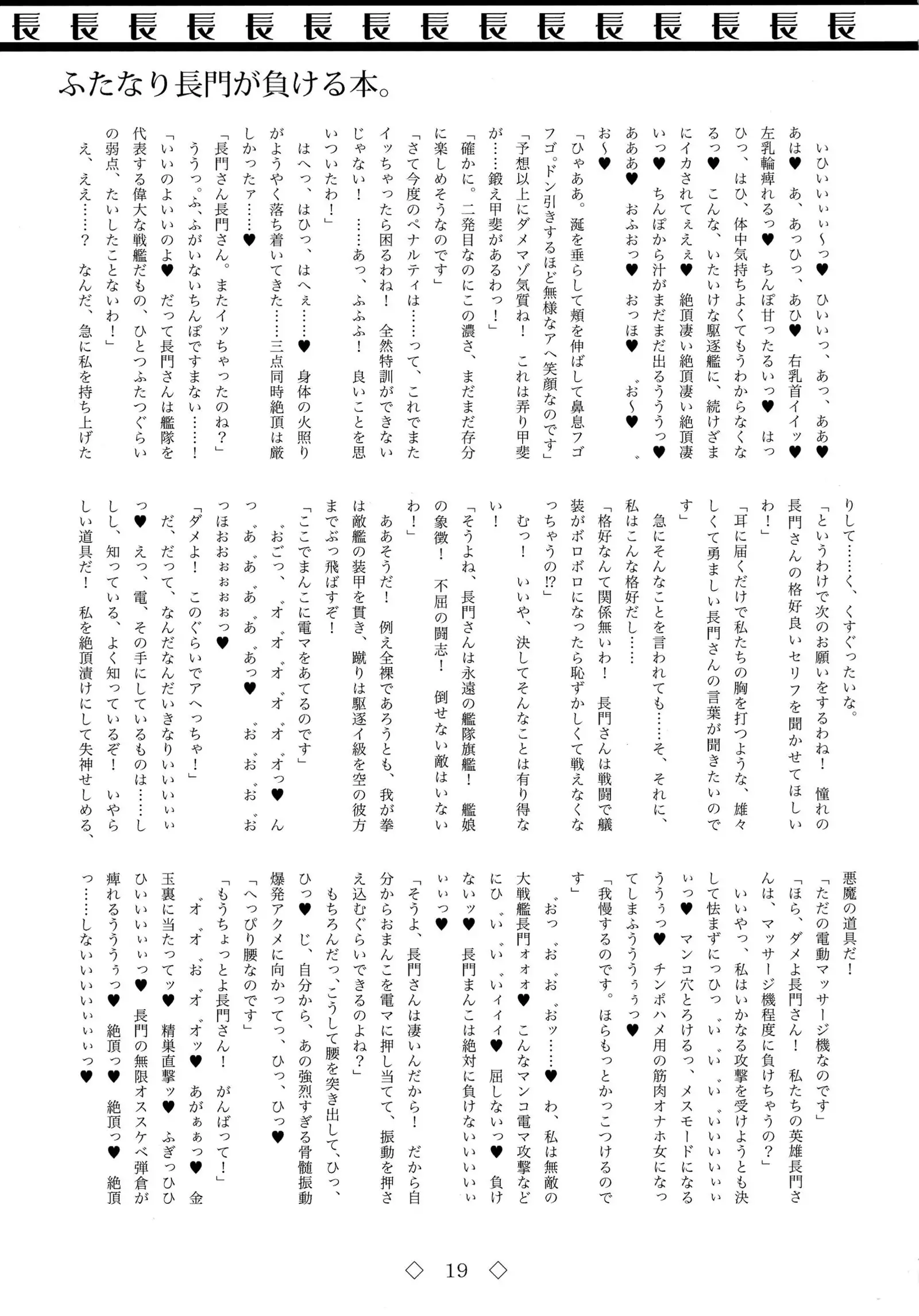 Futanari Nagato ga Makeru hon.