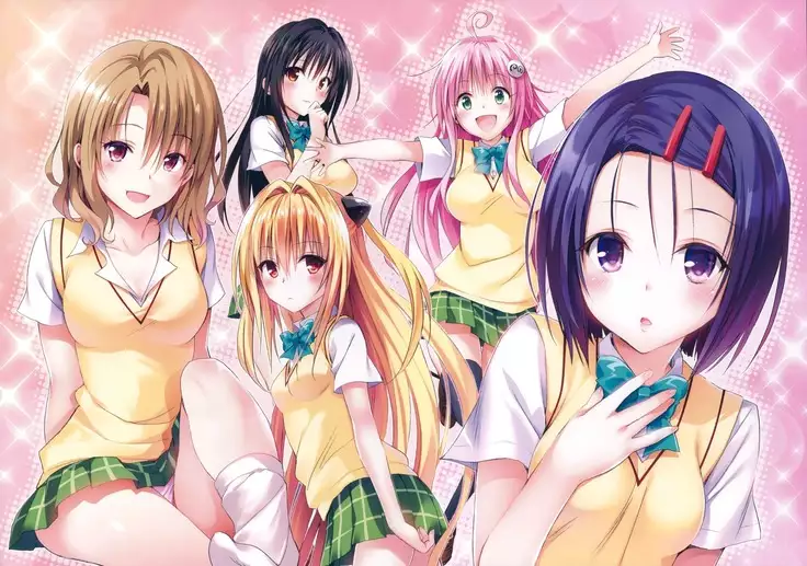 To Love-Ru -Trouble- Darkness Artbook Harem Gold