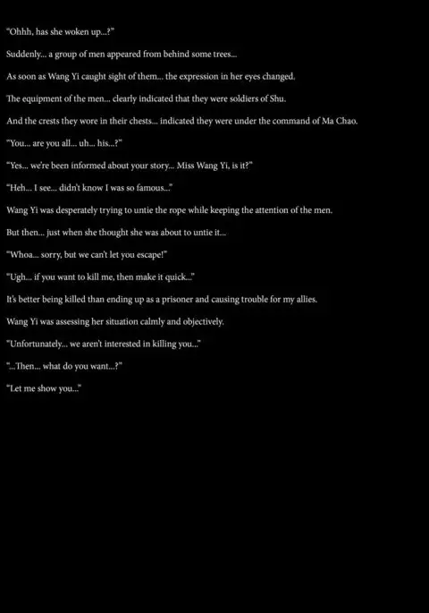 Chou Ryoujoku Musou Wang Yi English