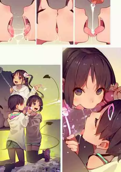 Tiny Evil 5 Part 2 - 淫魔少女3人におちんちん遊ばれる本 (No Text)