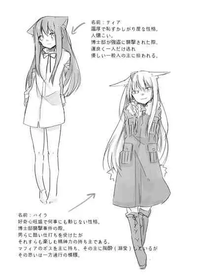 Neko Mimi Rakugaki Hon