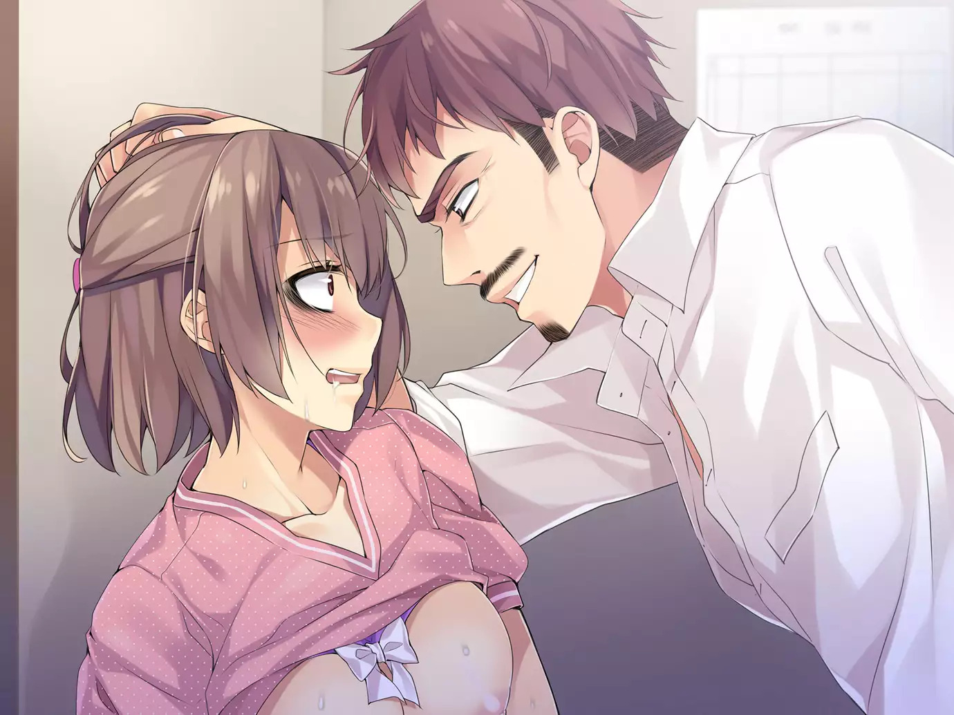 You tsuma ryoujoku reipu manbiki han to machigaware te !