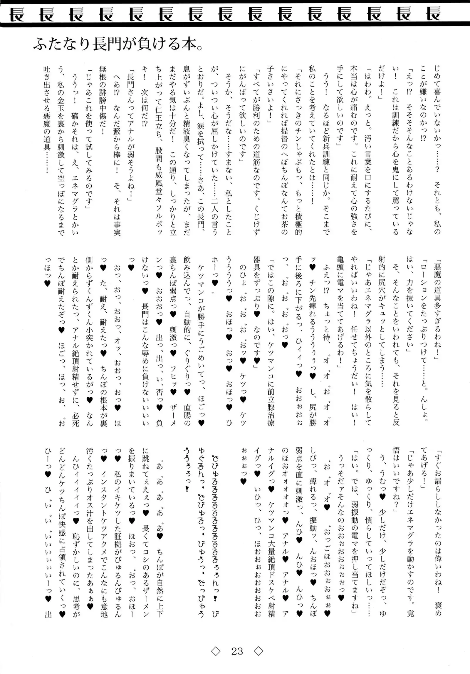 Futanari Nagato ga Makeru hon.