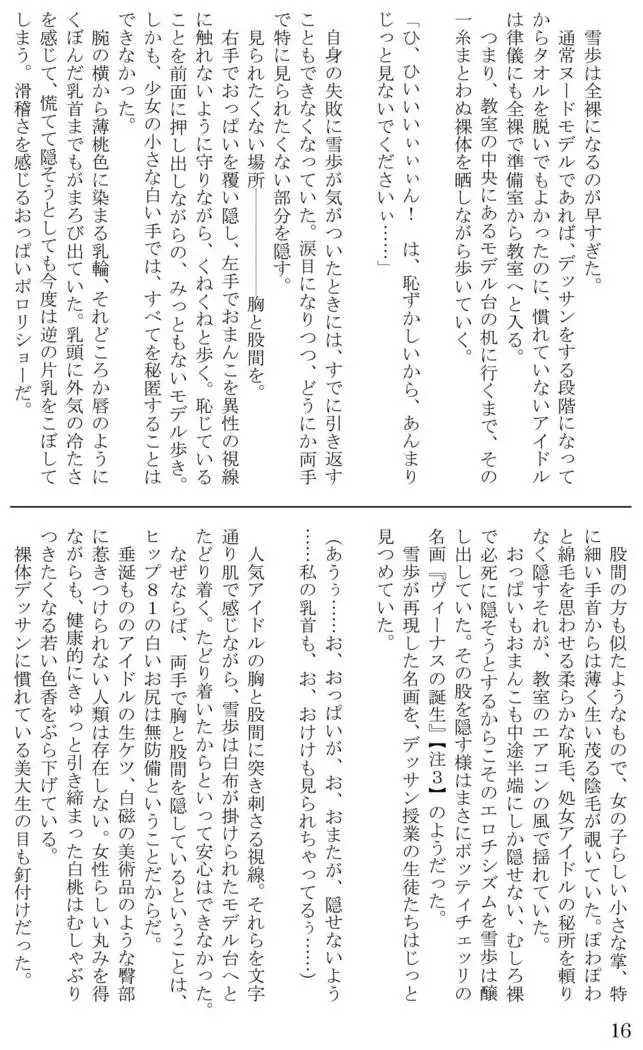 Introduction to art history of nude model Yukiho