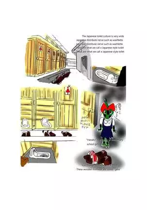 Waniko in the tabooed girl's bathroom