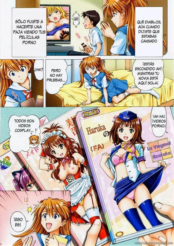 Ecchi Na Cosplay Asuka o Meshiagare
